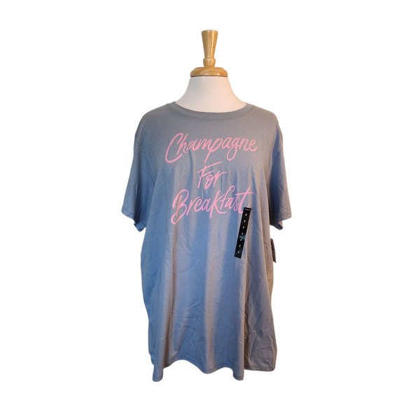 Torrid Champagne Breakfast Crew Heritage Jersey Tee 2X NWT - Picture 3 of 10